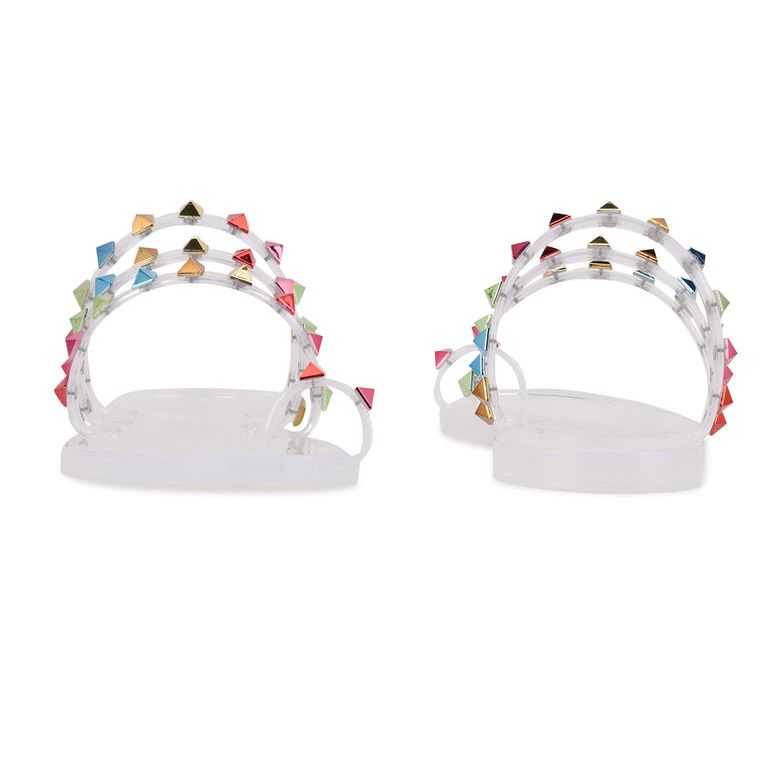 Nine West Cartee Jelly Sandals Multicolor | 6978-WNXVT