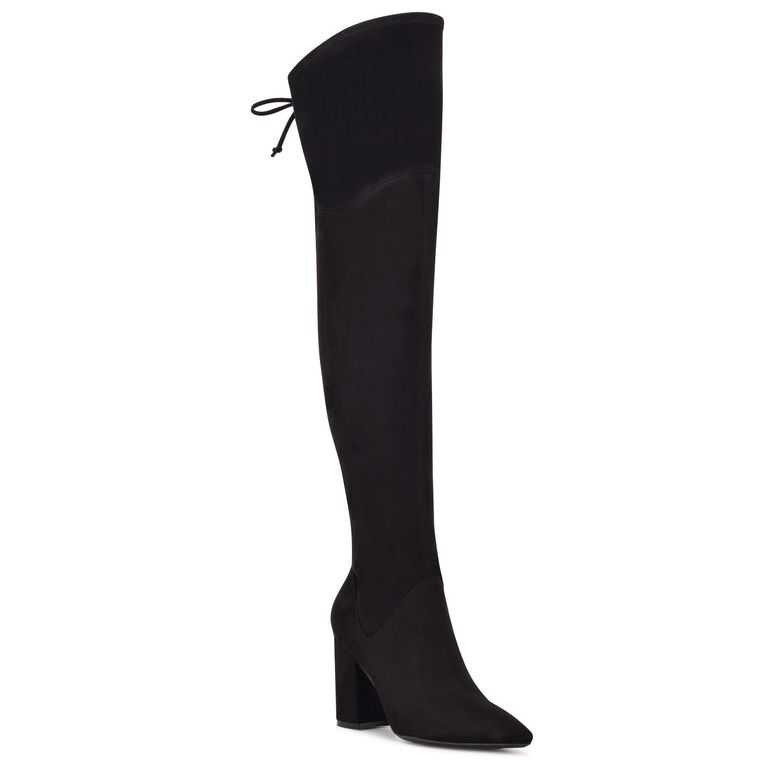 Nine West Ceeya 9x9 Over The Knee Boots Negras | 5186-CKJID