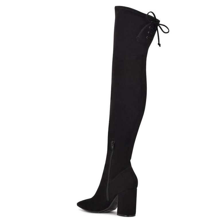 Nine West Ceeya 9x9 Over The Knee Boots Negras | 5186-CKJID