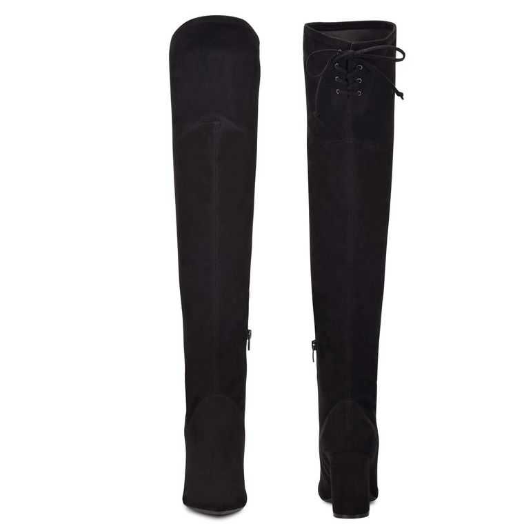 Nine West Ceeya 9x9 Over The Knee Boots Negras | 5186-CKJID