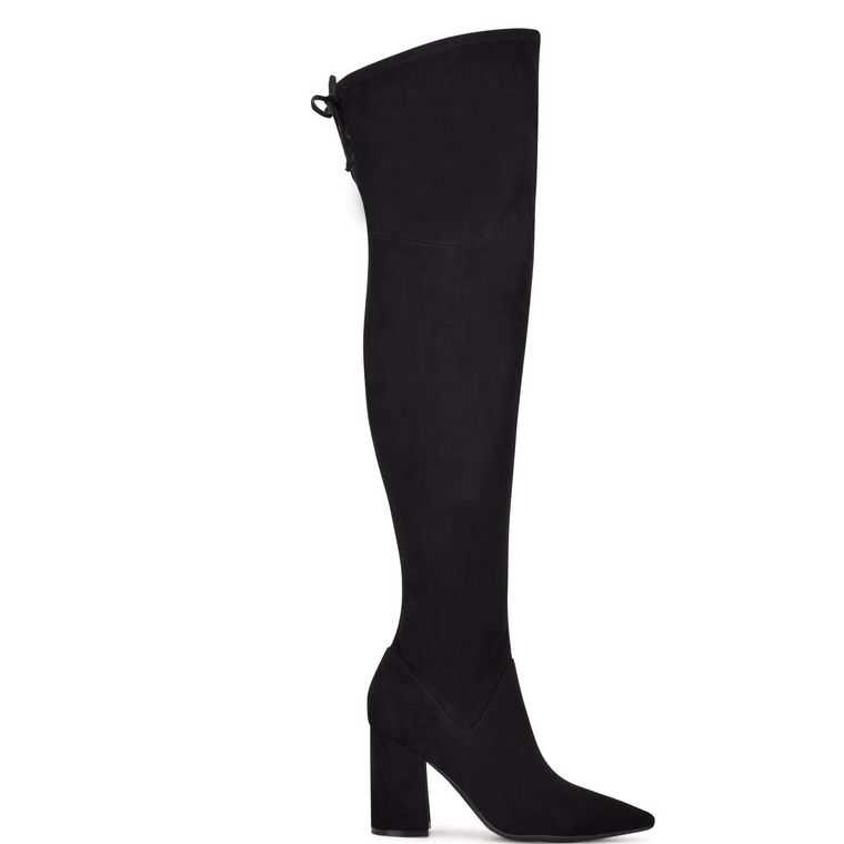 Nine West Ceeya 9x9 Over The Knee Boots Negras | 5186-CKJID