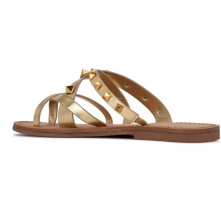 Nine West Cerri Planos Chanclas | 2960-BINZV