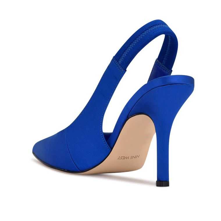 Nine West Ciser Destalonadas Pumps Azules | 3841-ZNHUJ