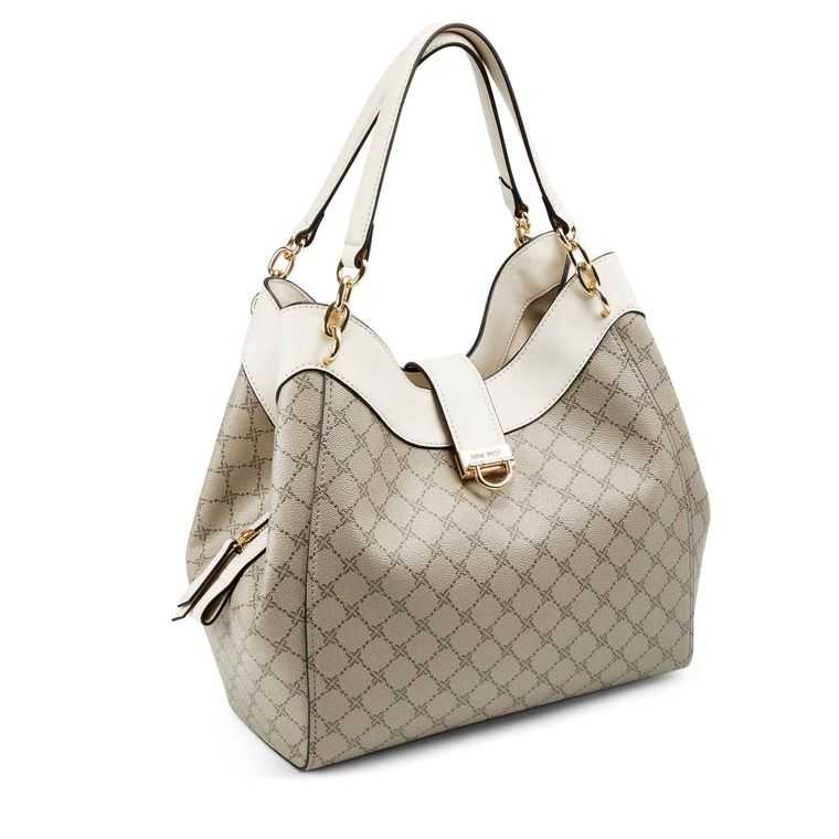 Nine West Clara Jet Set Carryall Beige | 3245-NCSGR