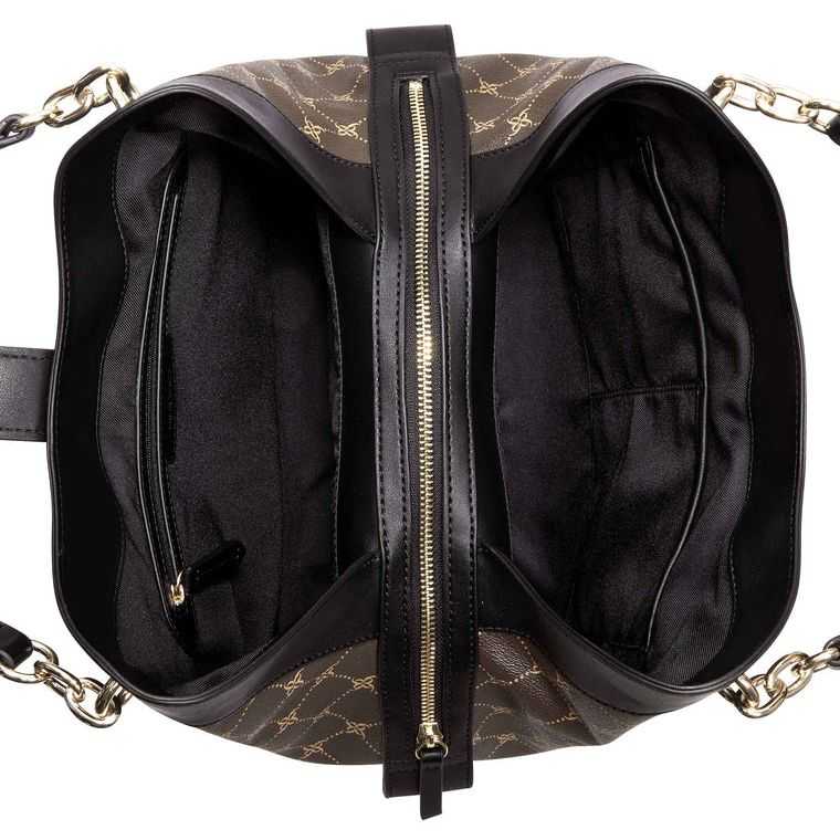 Nine West Clara Jet Set Satchel Marrones Negras | 1824-KDQFX