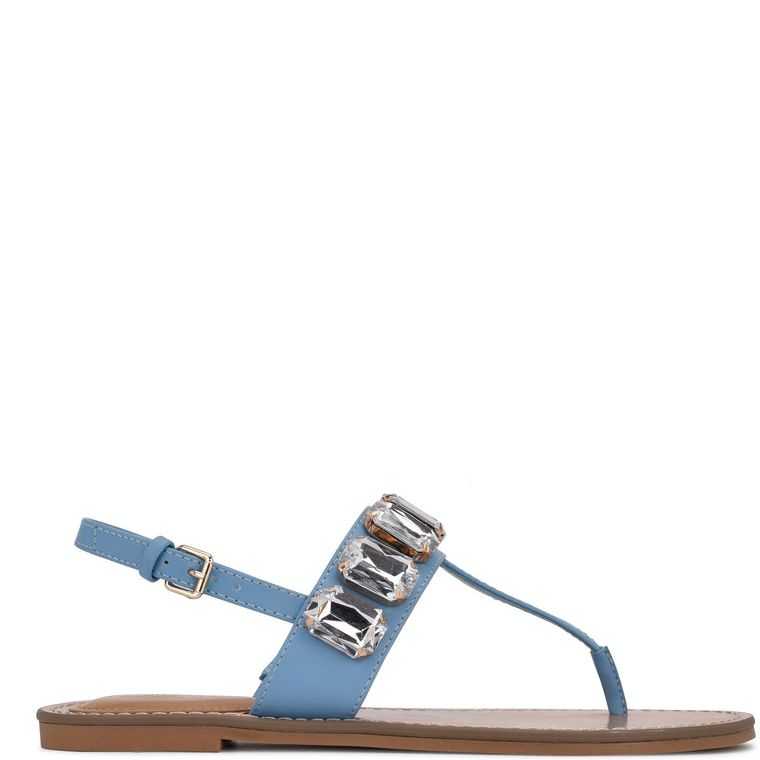 Nine West Coral Sandals Azules Verde Menta | 1634-VLQPI