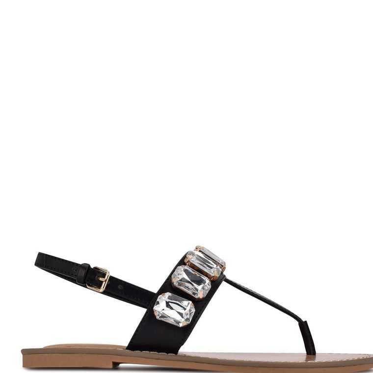 Nine West Coral Sandals Negras | 5062-HDKLR