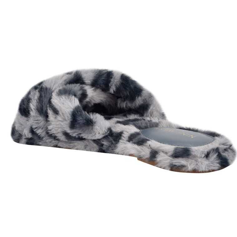 Nine West Cozy Chanclas Sandals Gris Leopardo | 1650-QNRHW