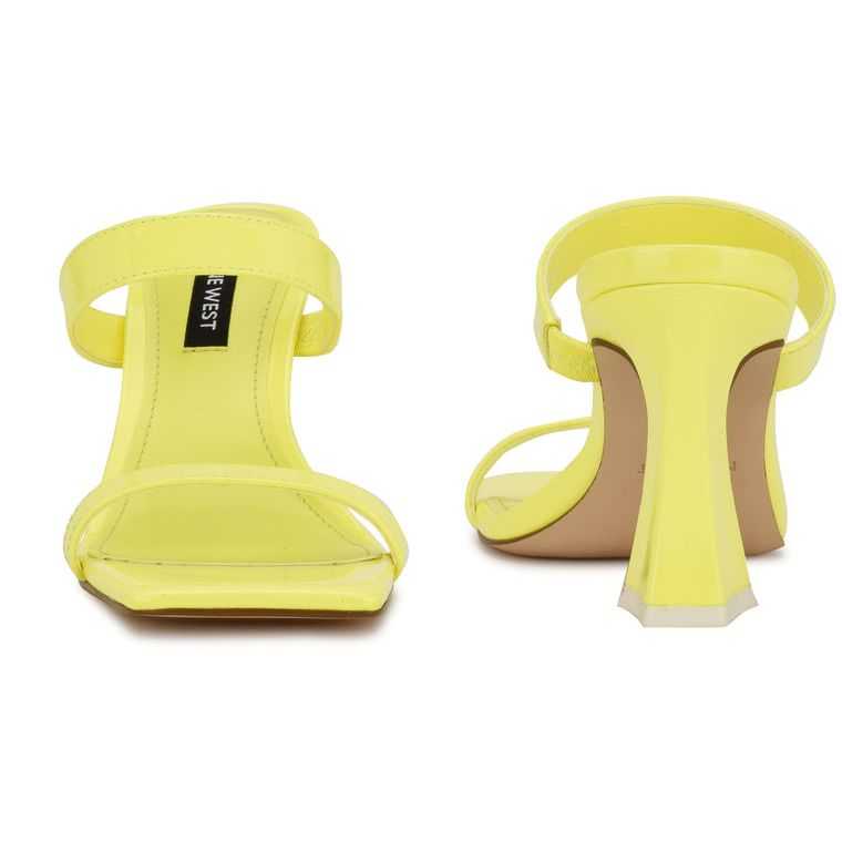 Nine West Darla Chanclas Sandals Amarillo | 3549-NVKBI