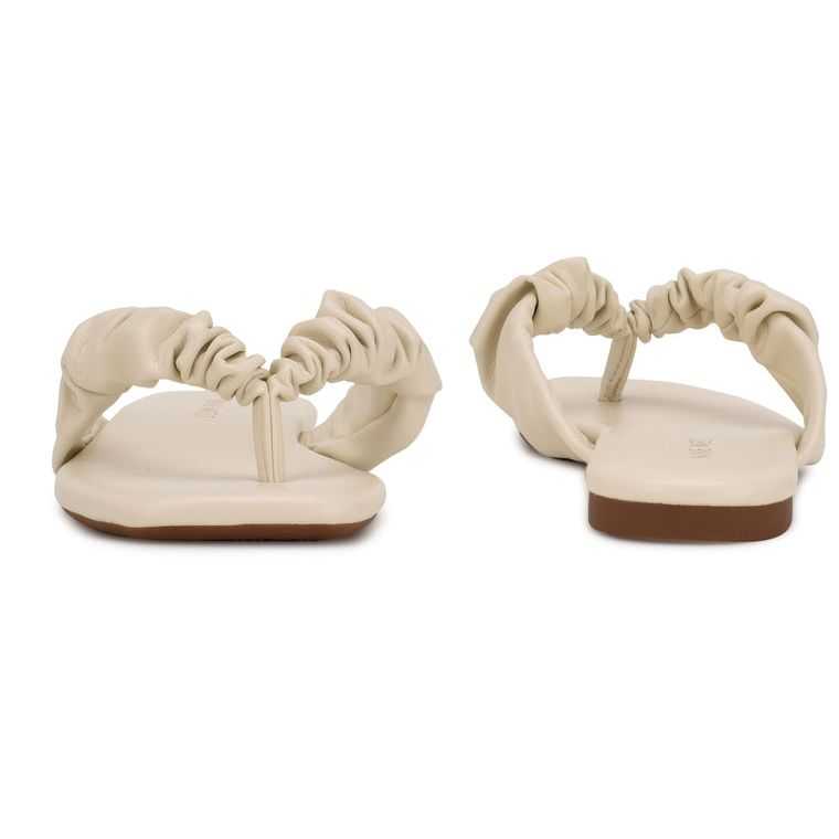 Nine West Daxx Chanclas Sandals Creme | 7210-RIPOY