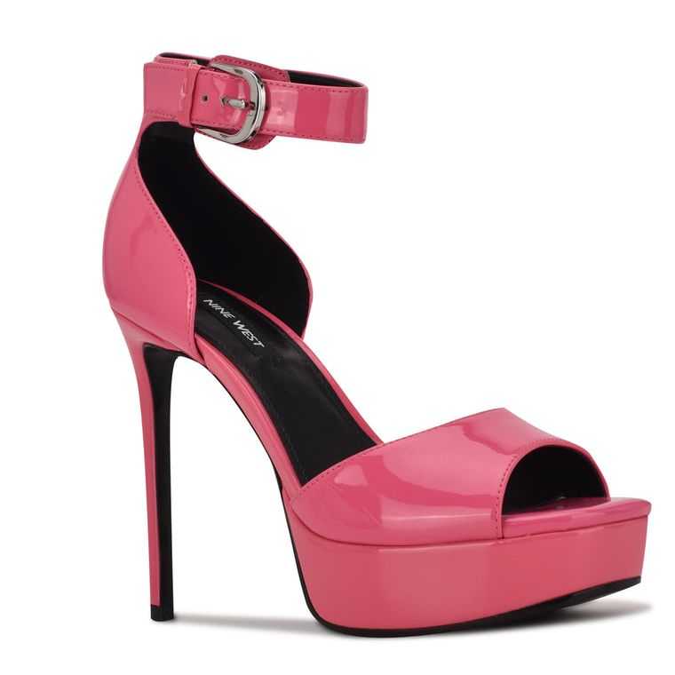 Nine West Debby Plataforma Rosas | 0934-ONAXQ