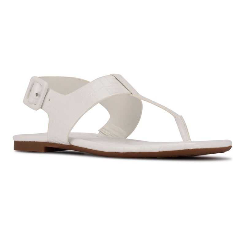 Nine West Define Planos Tanga Blancas | 5982-LRVMF