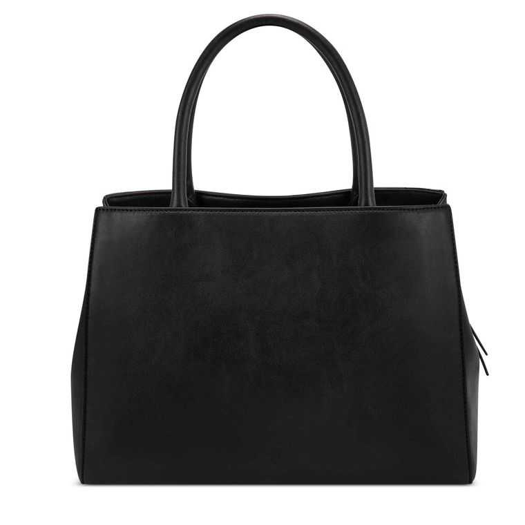 Nine West Dinah Satchel Negras | 0671-VIRPU