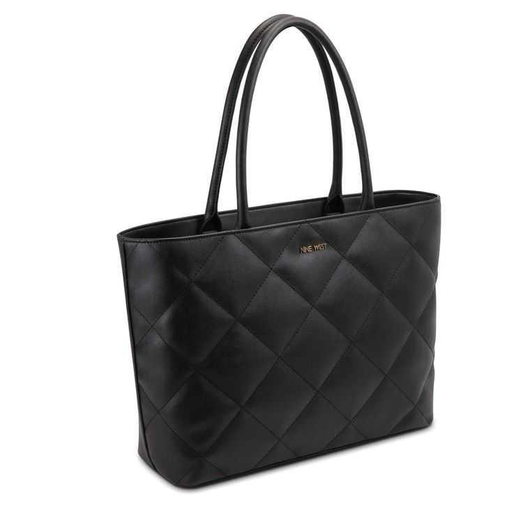 Nine West Dinah Tote Negras | 1685-YRUVI