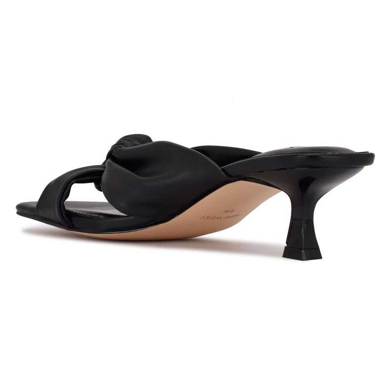 Nine West Dipa Chanclas Sandals Negras | 2564-SRXDN