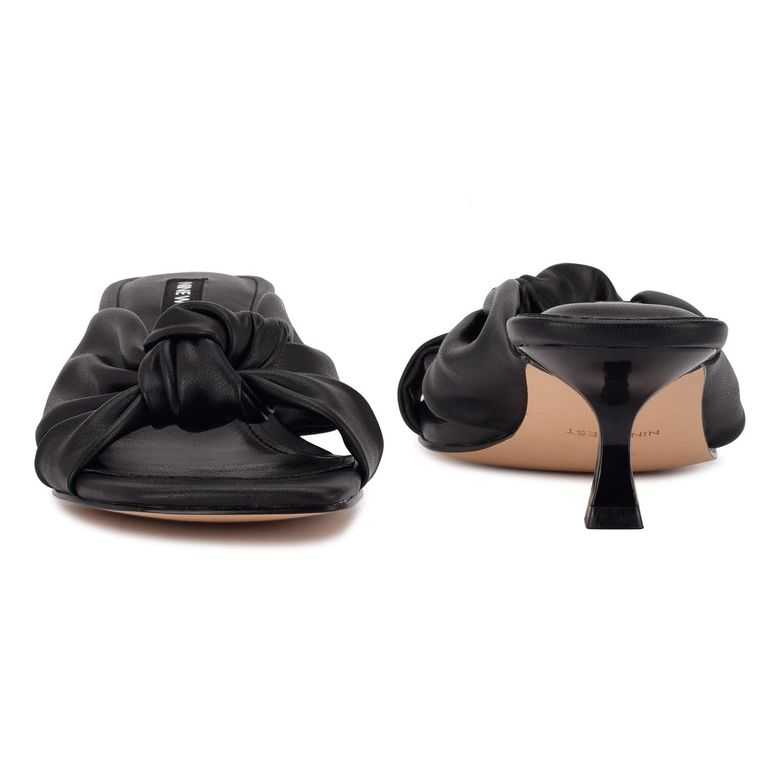 Nine West Dipa Chanclas Sandals Negras | 2564-SRXDN