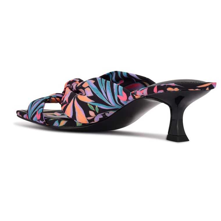 Nine West Dipa Chanclas Sandals Negras | 7180-PVORX