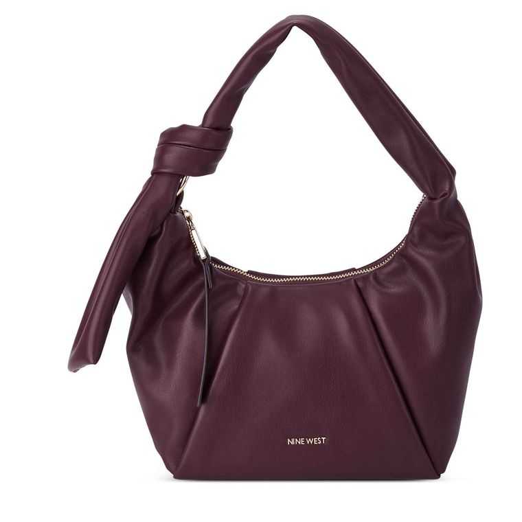 Nine West Doris Hobo Burdeos | 6278-EVJMY