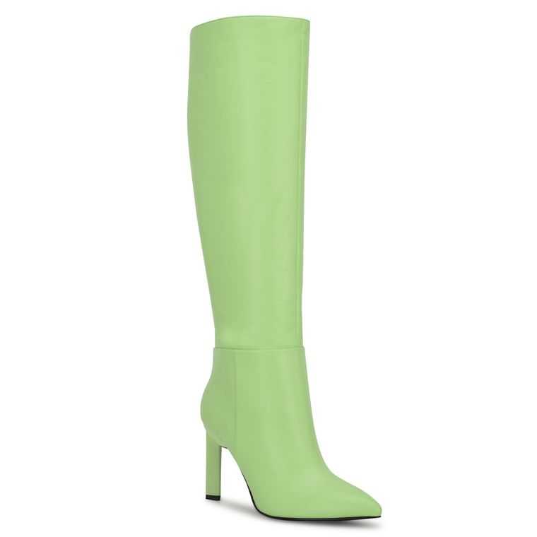 Nine West Eardy Tacón Verde | 5693-GENBK