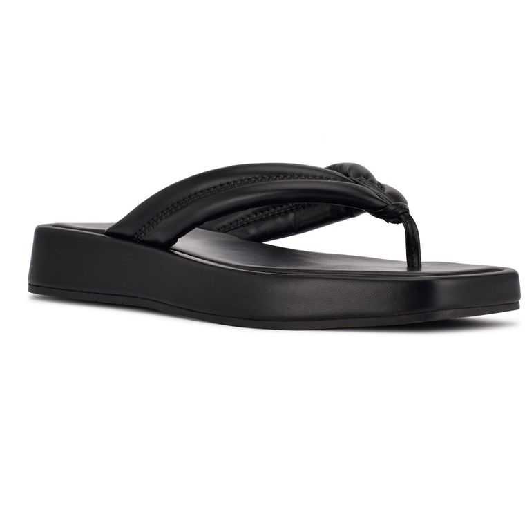 Nine West Efee Tanga Negras | 0273-UZVKR