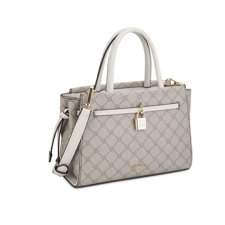 Nine West Elara Mini Satchel Beige | 4506-SDFIH