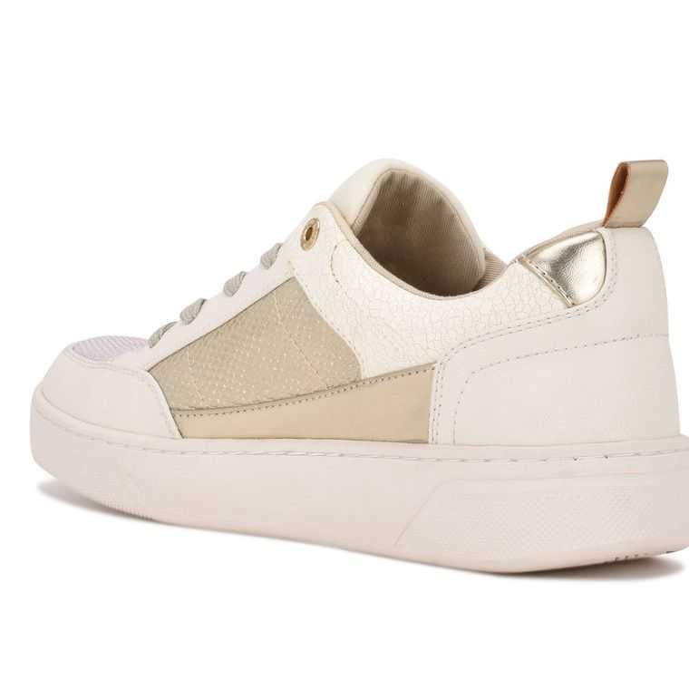 Nine West Elevate Sneakers Creme | 0284-AHNJX