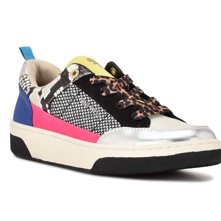 Nine West Elevate Sneakers Gris Multicolor | 1624-PTHUM