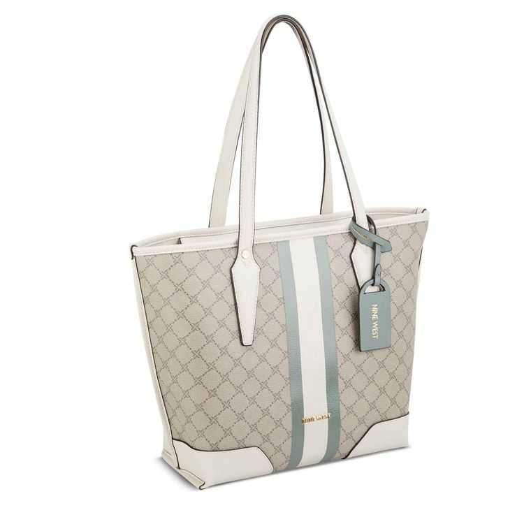 Nine West Emery Small Tote Beige | 3524-VOJLX