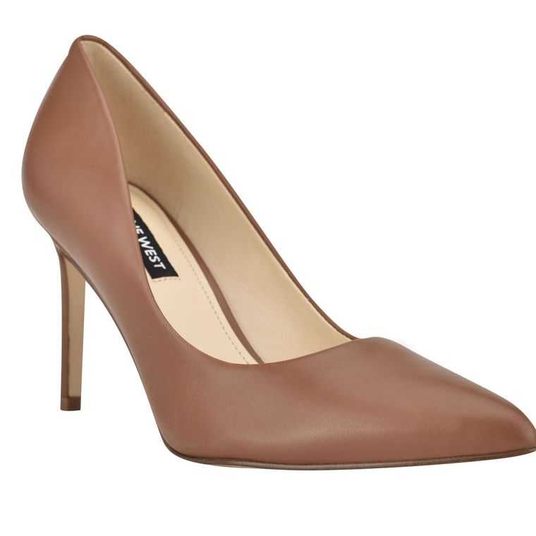 Nine West Ezra Pointy Puntera Pumps Marrones Claro | 5983-USTKG