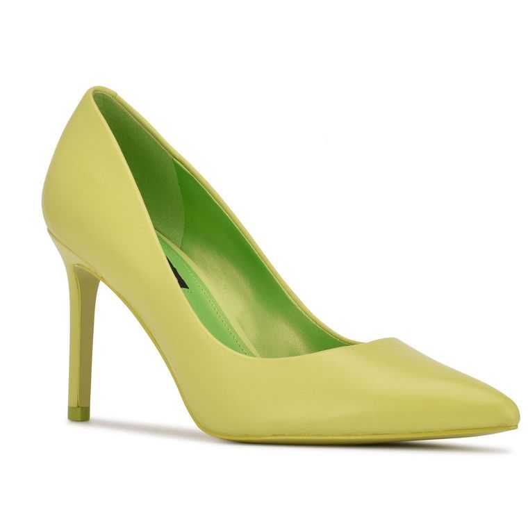 Nine West Ezra Pointy Puntera Pumps Verde Claro | 6571-STMIP