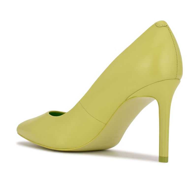 Nine West Ezra Pointy Puntera Pumps Verde Claro | 6571-STMIP