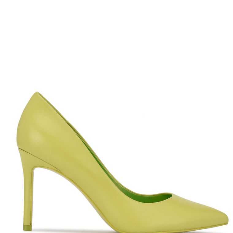 Nine West Ezra Pointy Puntera Pumps Verde Claro | 6571-STMIP