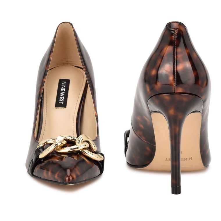 Nine West Ezzie Pointy Puntera Pumps | 5987-AFRNP