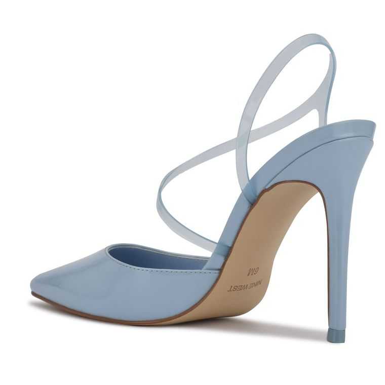 Nine West Fames Destalonadas Pumps Azules | 3159-KMXRS