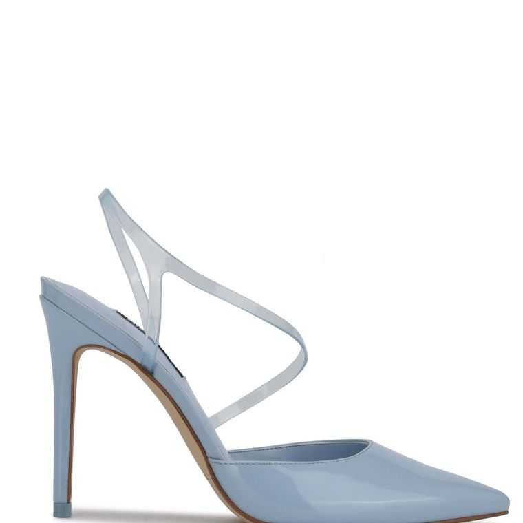 Nine West Fames Destalonadas Pumps Azules | 3159-KMXRS