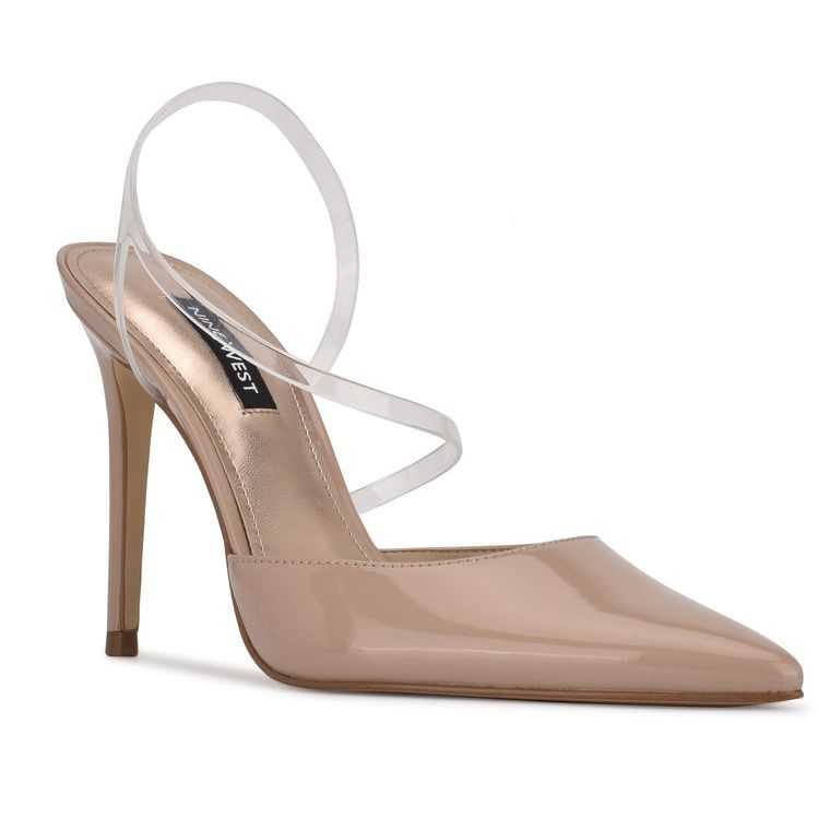 Nine West Fames Destalonadas Pumps Beige | 1507-UQEPN