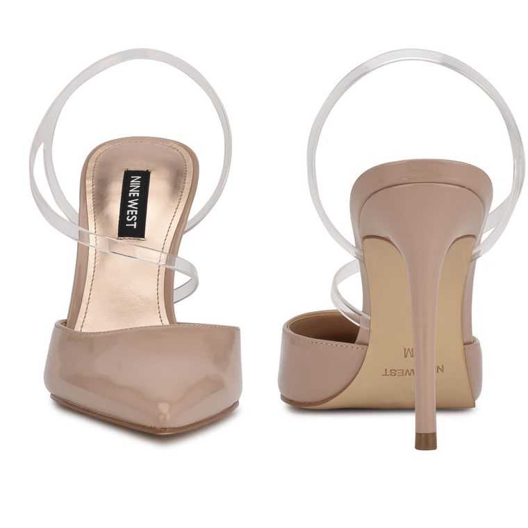 Nine West Fames Destalonadas Pumps Beige | 1507-UQEPN