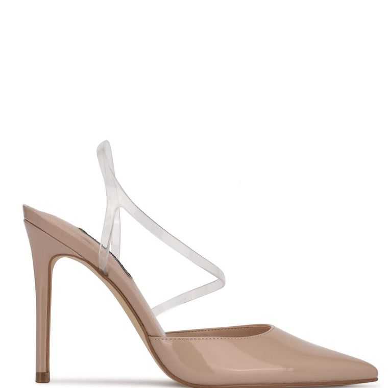 Nine West Fames Destalonadas Pumps Beige | 1507-UQEPN