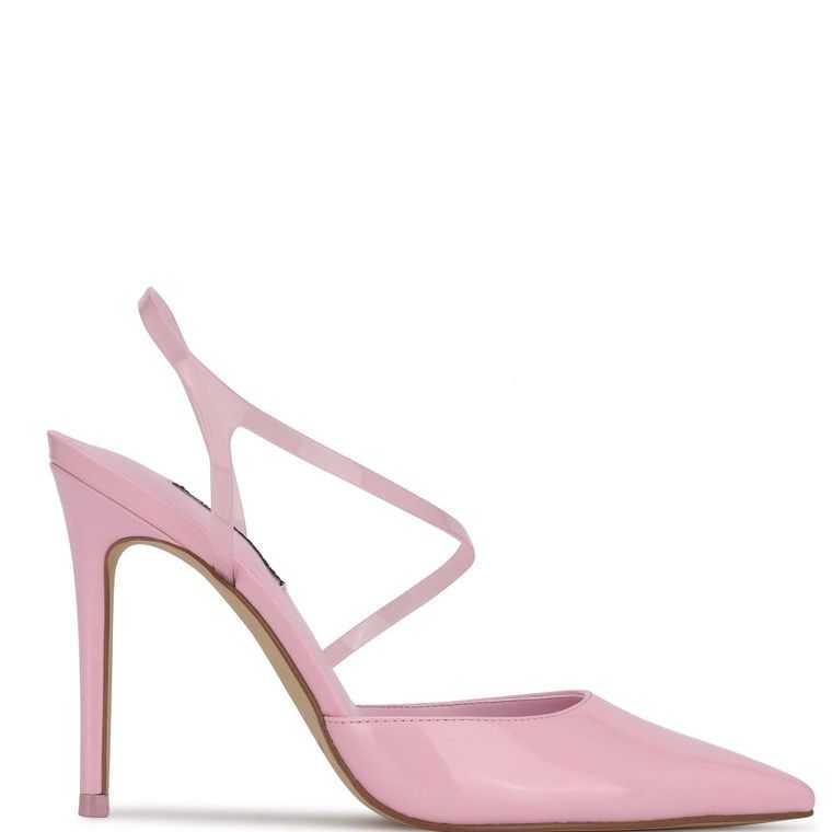 Nine West Fames Destalonadas Pumps Rosas | 6709-TYLHP