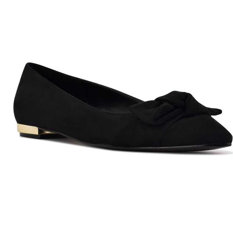 Nine West Favs Pointy Puntera Negras | 2649-FKVJS