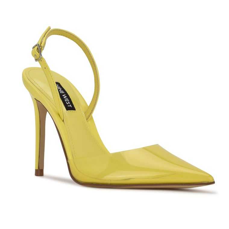 Nine West Fayes Pointy Puntera Slingbacks Amarillo | 6420-SGXTV