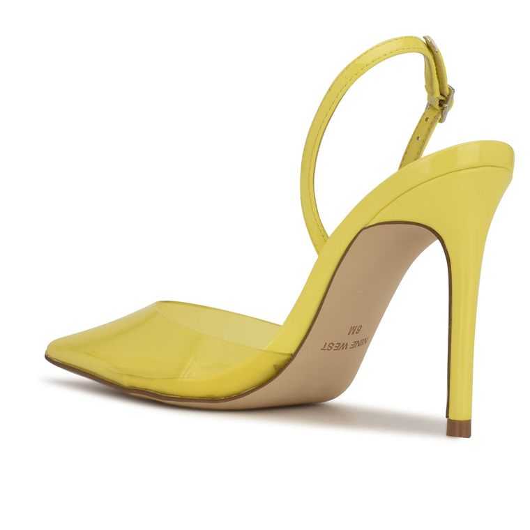 Nine West Fayes Pointy Puntera Slingbacks Amarillo | 6420-SGXTV