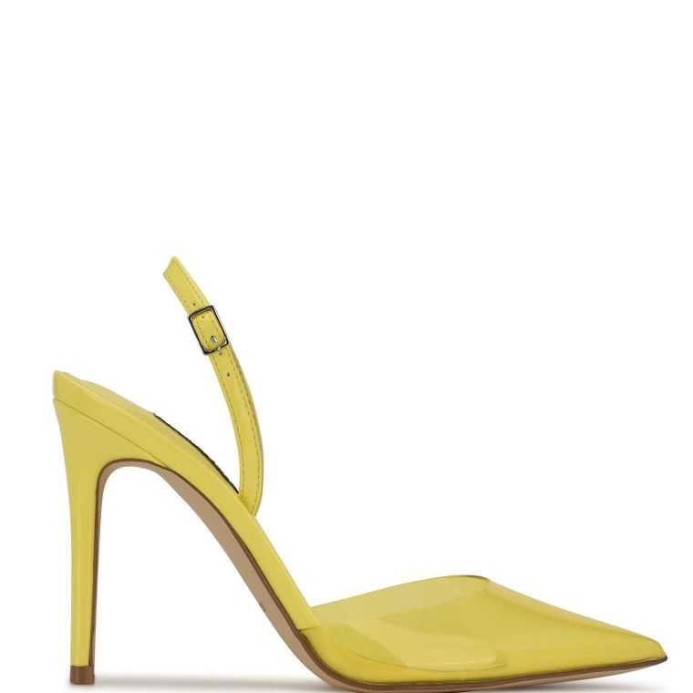 Nine West Fayes Pointy Puntera Slingbacks Amarillo | 6420-SGXTV