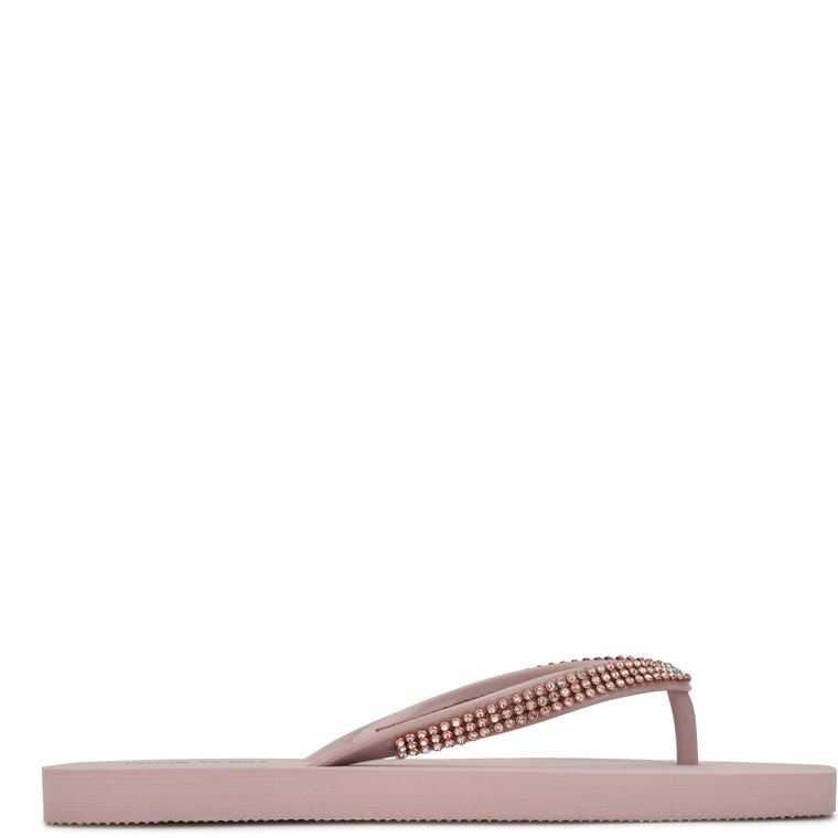 Nine West Flips Tanga Sandals Rosas Claro | 5318-MXQTU