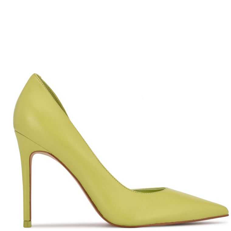 Nine West Folowe d\'Orsay Pointy Puntera Pumps Verde Claro | 3709-DKPTZ