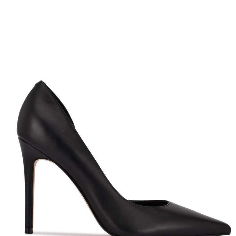 Nine West Folowe d\'Orsay Pointy Puntera Pumps Negras | 5619-WQMCR