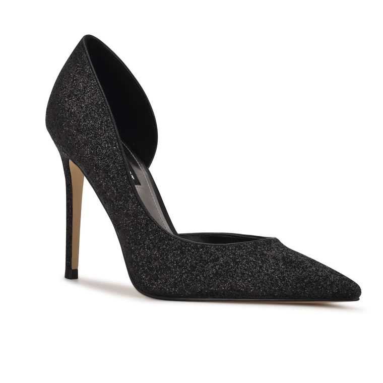 Nine West Folowe d'Orsay Pointy Puntera Pumps Negras | 5913-QIWEH