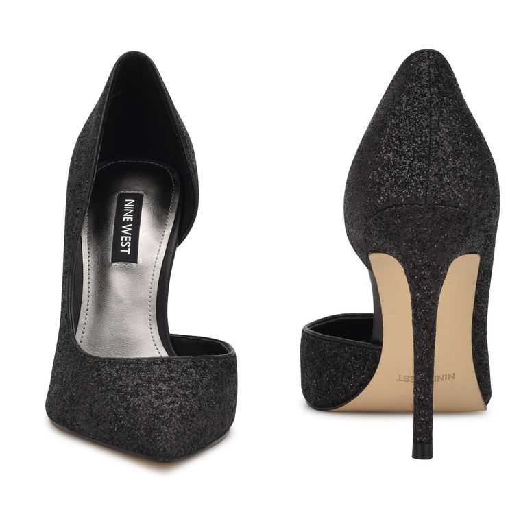 Nine West Folowe d'Orsay Pointy Puntera Pumps Negras | 5913-QIWEH