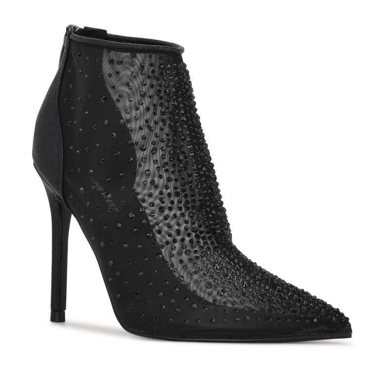 Nine West Fornow Vestido Booties Negras | 3721-DSLXF