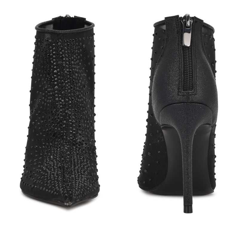 Nine West Fornow Vestido Booties Negras | 3721-DSLXF